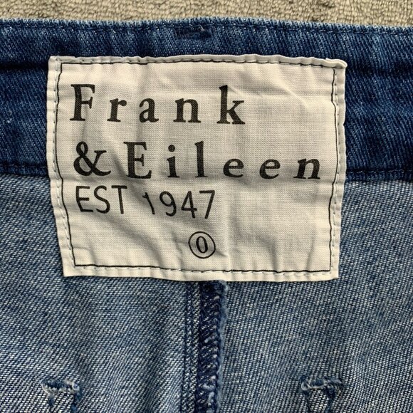 Frank & Eileen Jameson Jeans Womens 0 Blue Utility Denim Joggers Casual - Picture 10 of 13